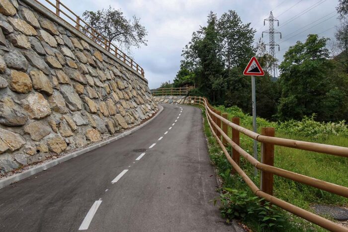 Gradnja državne kolesarske povezave Tolmin-Modrej
